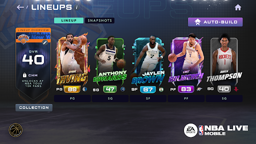 EA SPORTS™ NBA LIVE Mobile Screenshots