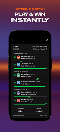 HotStreak Fantasy Screenshots