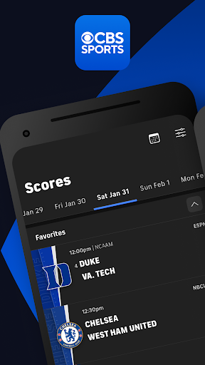 CBS Sports: Live Scores & News Screenshots