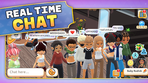 Hotel Hideaway: Avatar & Chat Screenshots