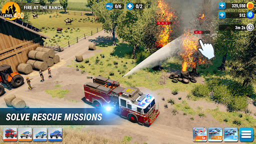EMERGENCY HQ: firefighter game Screenshots