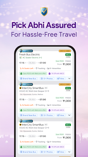 AbhiBus Bus Ticket Booking App Screenshots