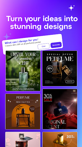 Wizad: AI Posters and Videos Screenshots