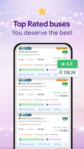 AbhiBus Bus Ticket Booking App Screenshots