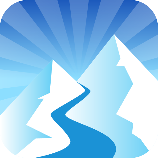 Ski Trackr : Ski and Snowboard Icon