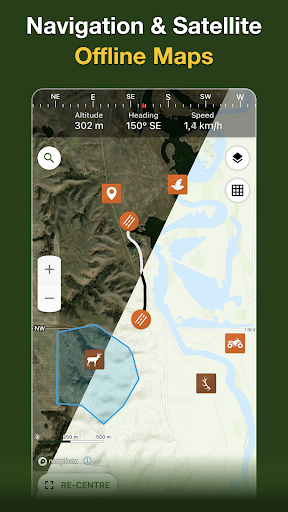 Hunting Points: GPS Hunt Map Screenshots