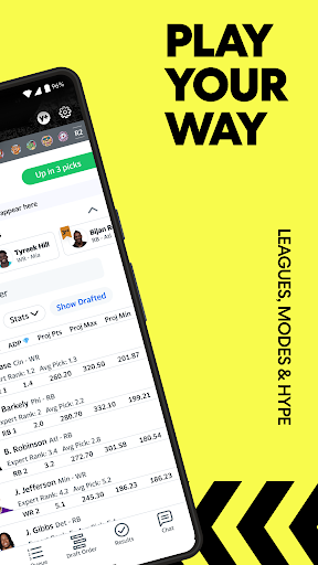 Yahoo Fantasy Football, Sports Screenshots