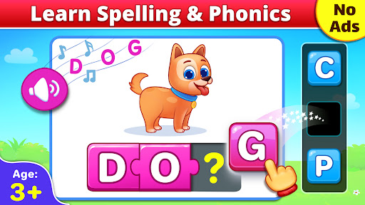 Spelling & Phonics: Kids Games Screenshots
