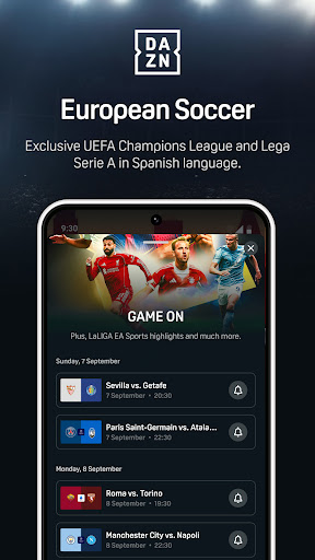DAZN - Watch Live Sports Screenshots