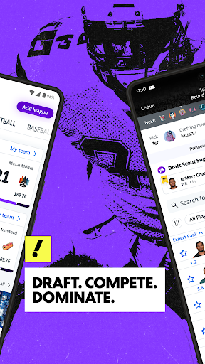 Yahoo Fantasy Football, Sports Screenshots