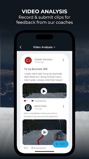 ADDICTION+ Snowboard Coaching Screenshots