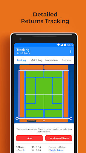 Top Tennis Tracker Screenshots