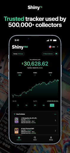 TCG Card Value Scanner - Shiny Screenshots