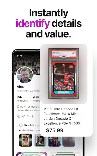 Collectibles.com: Scan + Value Screenshots