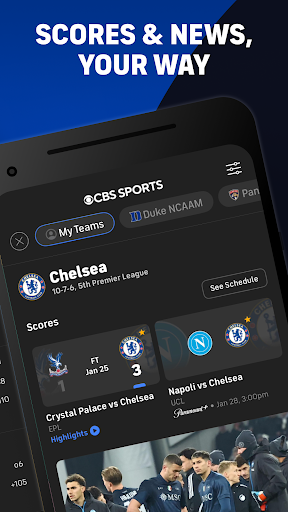 CBS Sports: Live Scores & News Screenshots