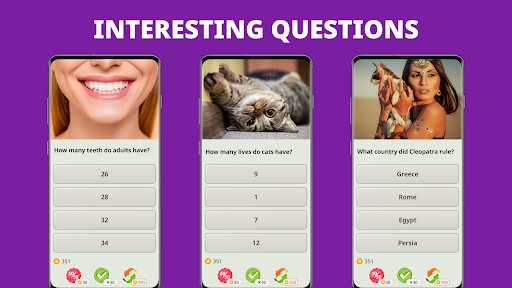QuizzLand. Quiz & Trivia game Screenshots