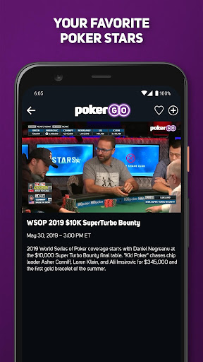 PokerGO: Stream Poker TV Screenshots
