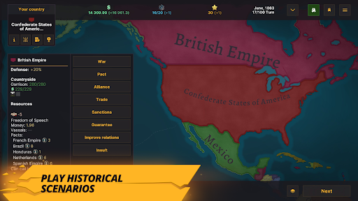 Warnament Grand Strategy Screenshots
